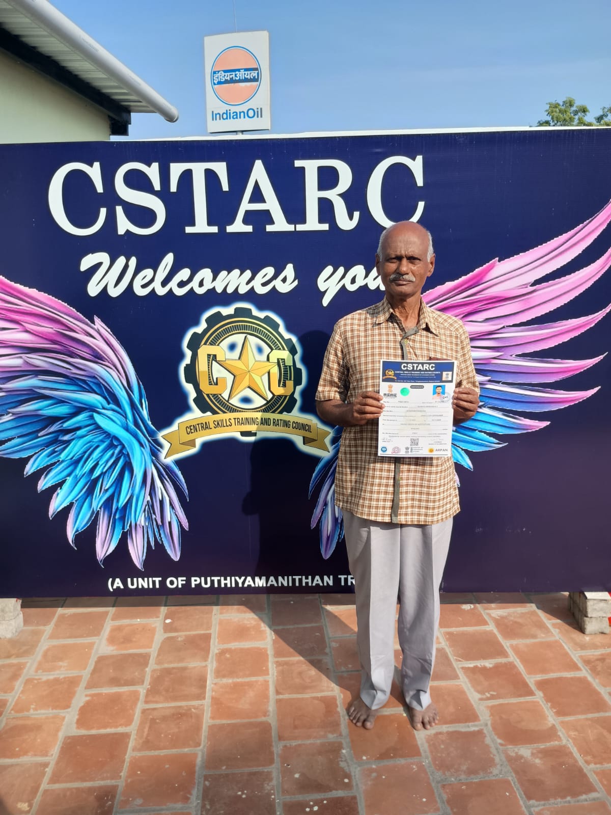 CSTARC Certificate Holder